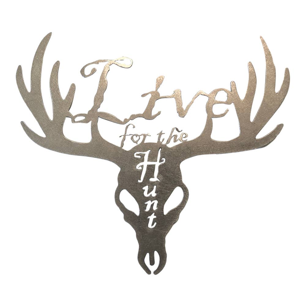 "Live for the Hunt" Steel Magnet