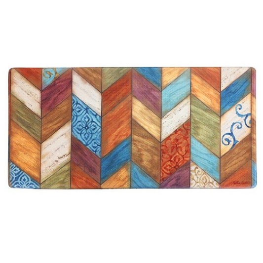 20" X 39" Embossed Anti-Fatigue Mat (Rustic Chevron)