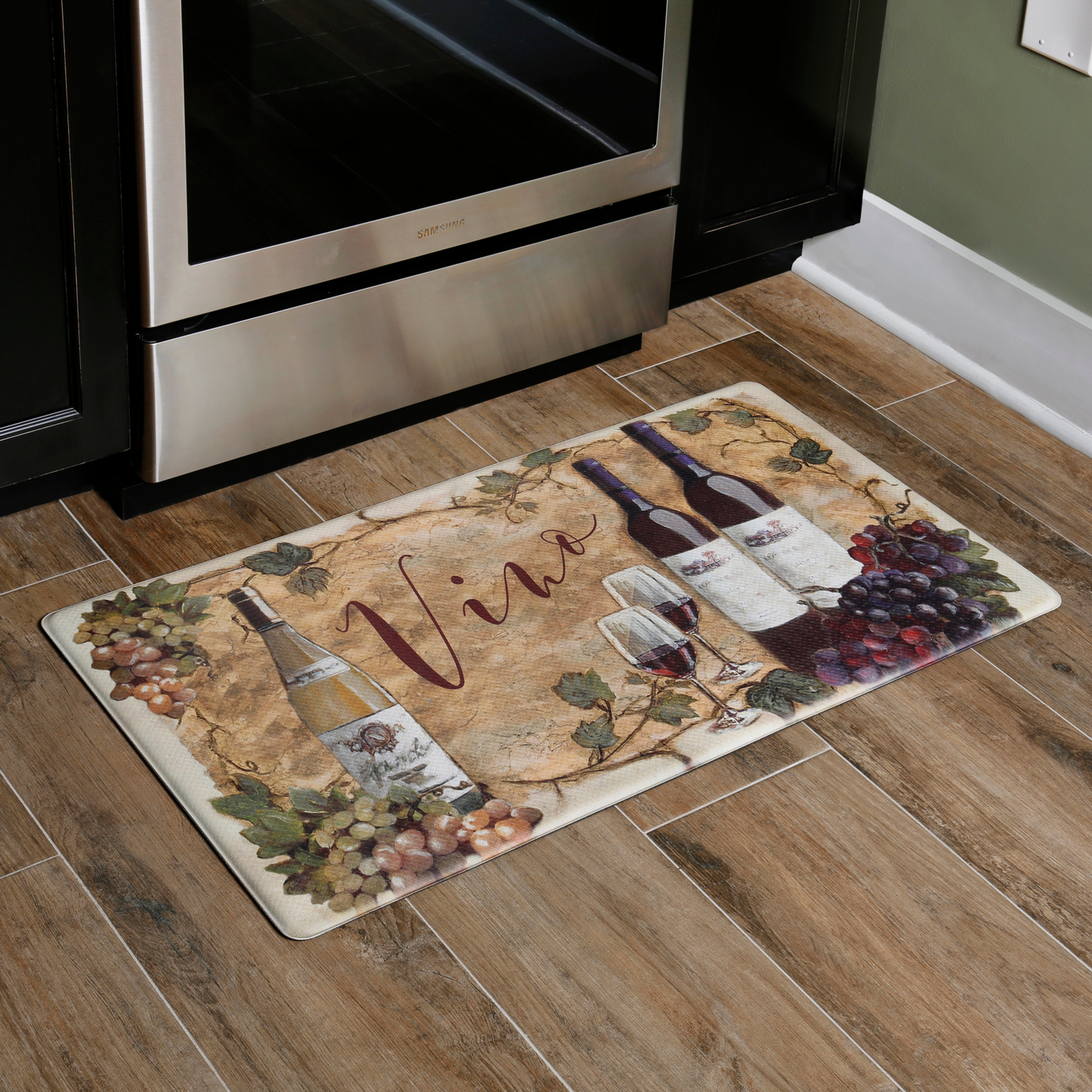 20"x36" Feel at Ease Anti-Fatigue Kitchen Mat (Vino 10438)