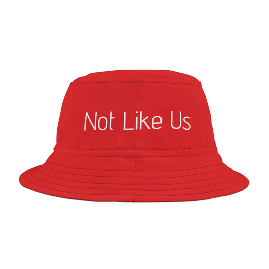 "They Not Like Us" - Bucket Hat (Red)