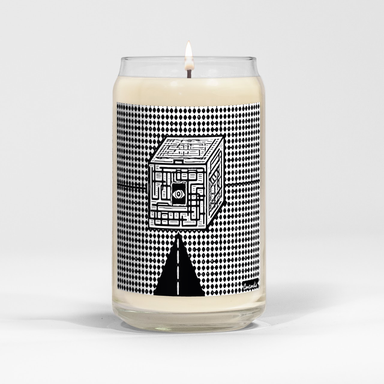 "The Cube" - Candle