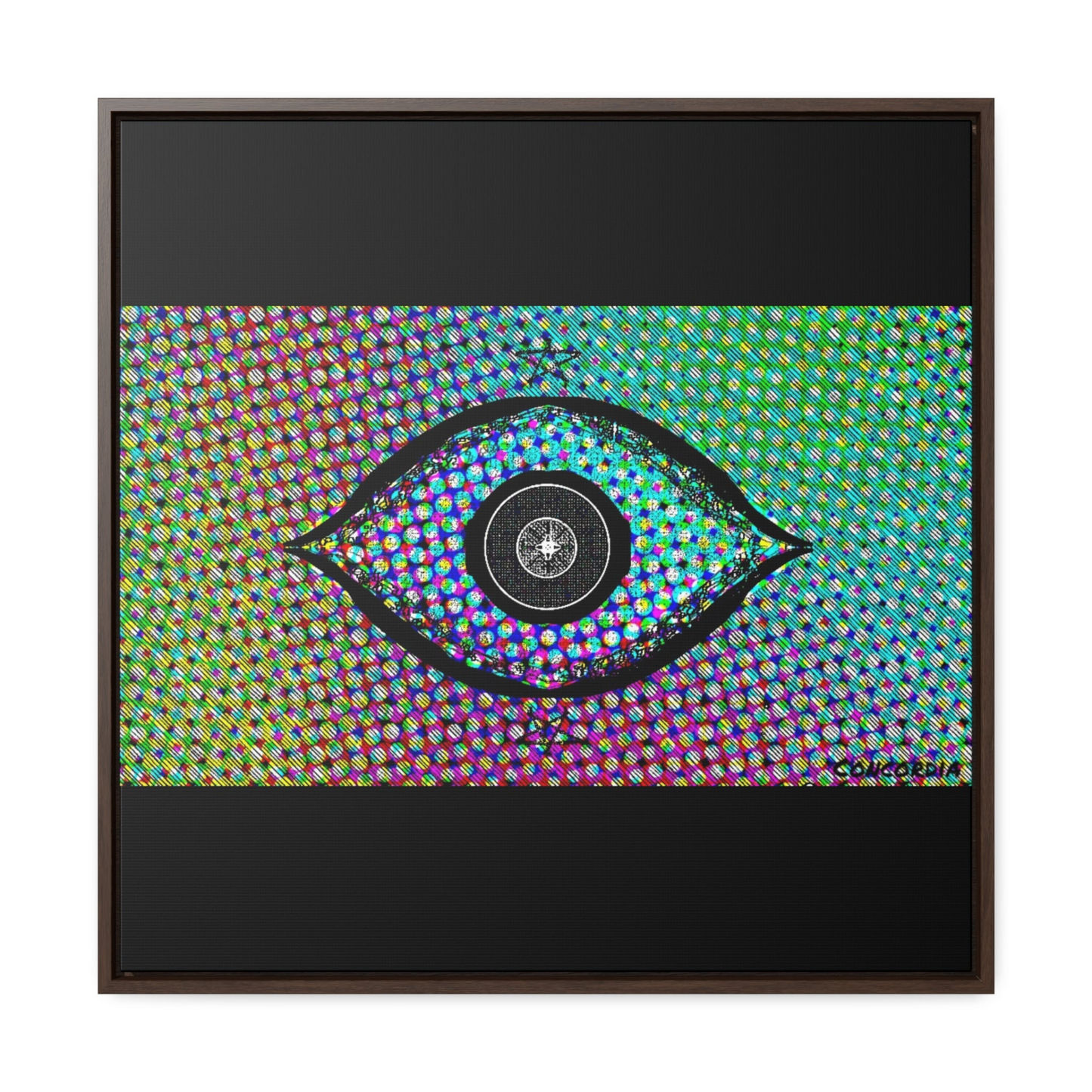 "The Eye" - Gallery Canvas Wraps, Square Frame