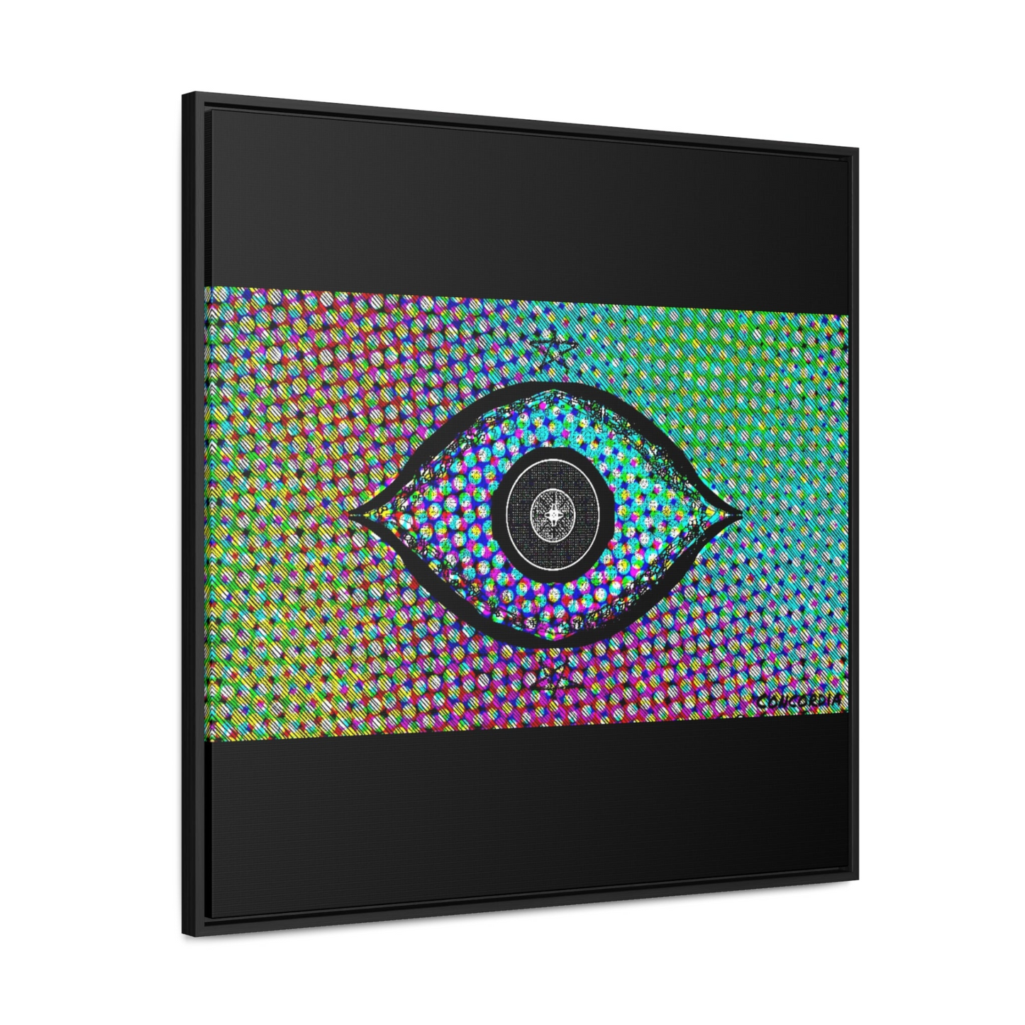 "The Eye" - Gallery Canvas Wraps, Square Frame