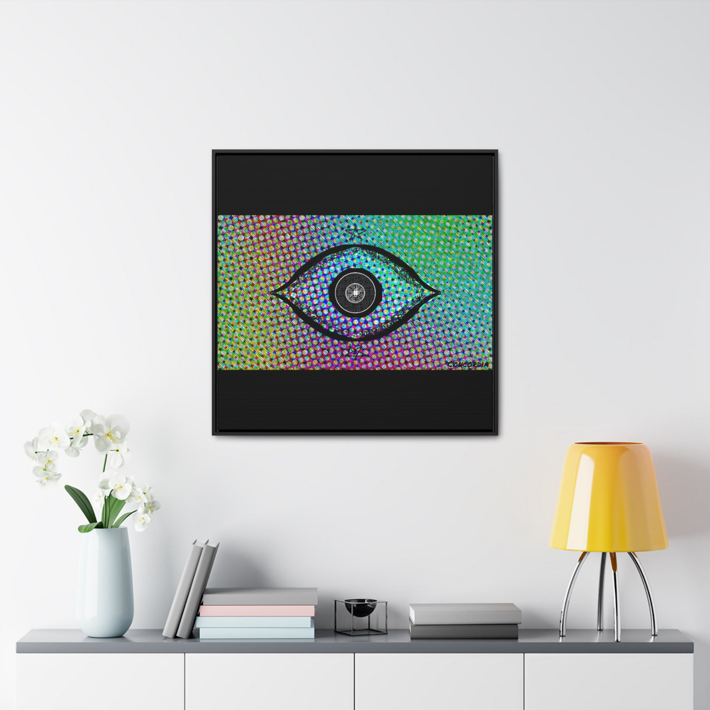 "The Eye" - Gallery Canvas Wraps, Square Frame