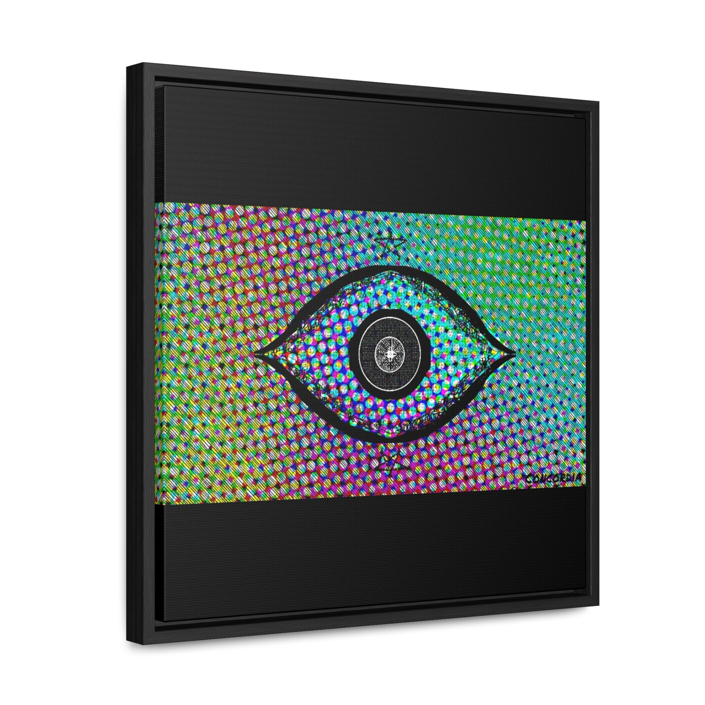 "The Eye" - Gallery Canvas Wraps, Square Frame