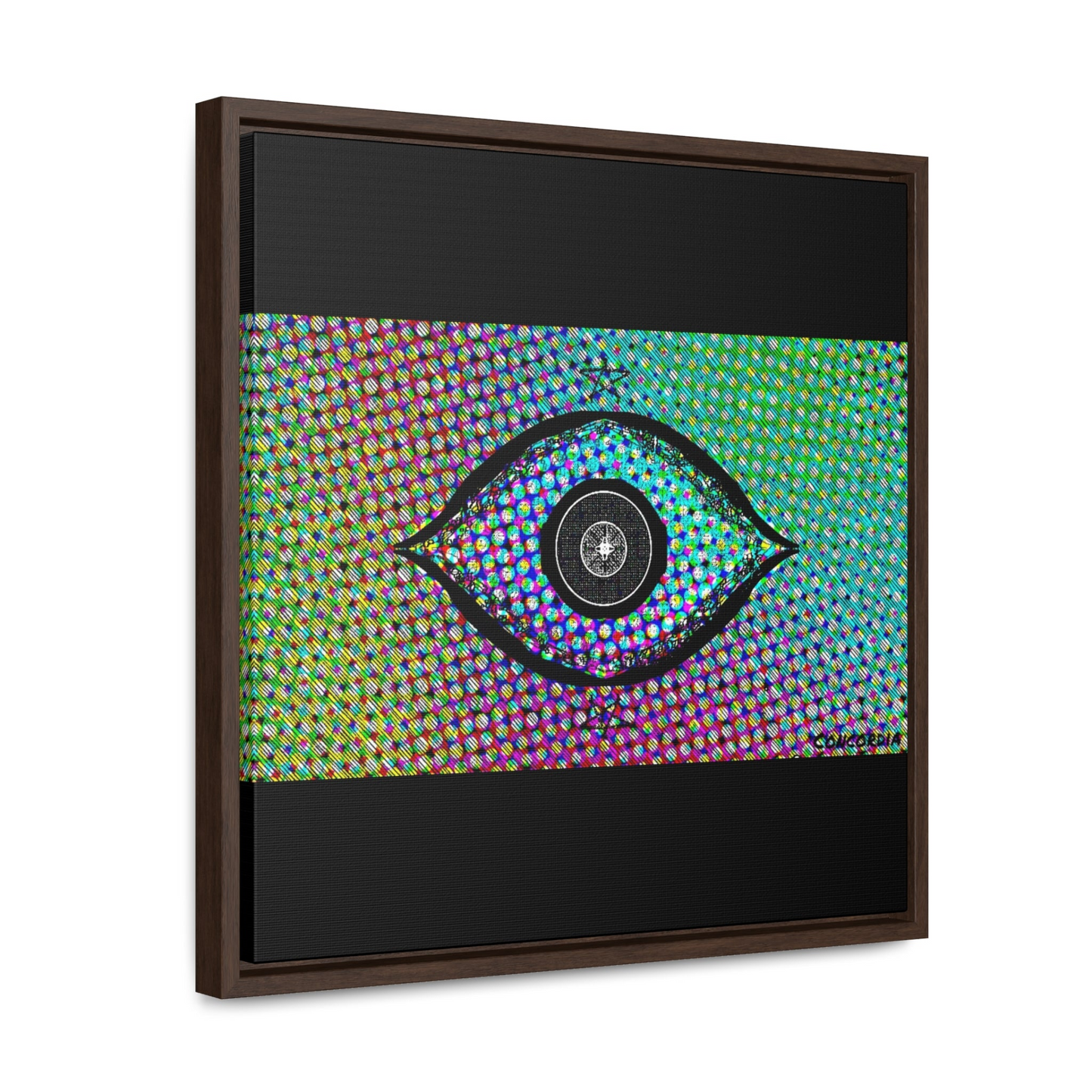 "The Eye" - Gallery Canvas Wraps, Square Frame