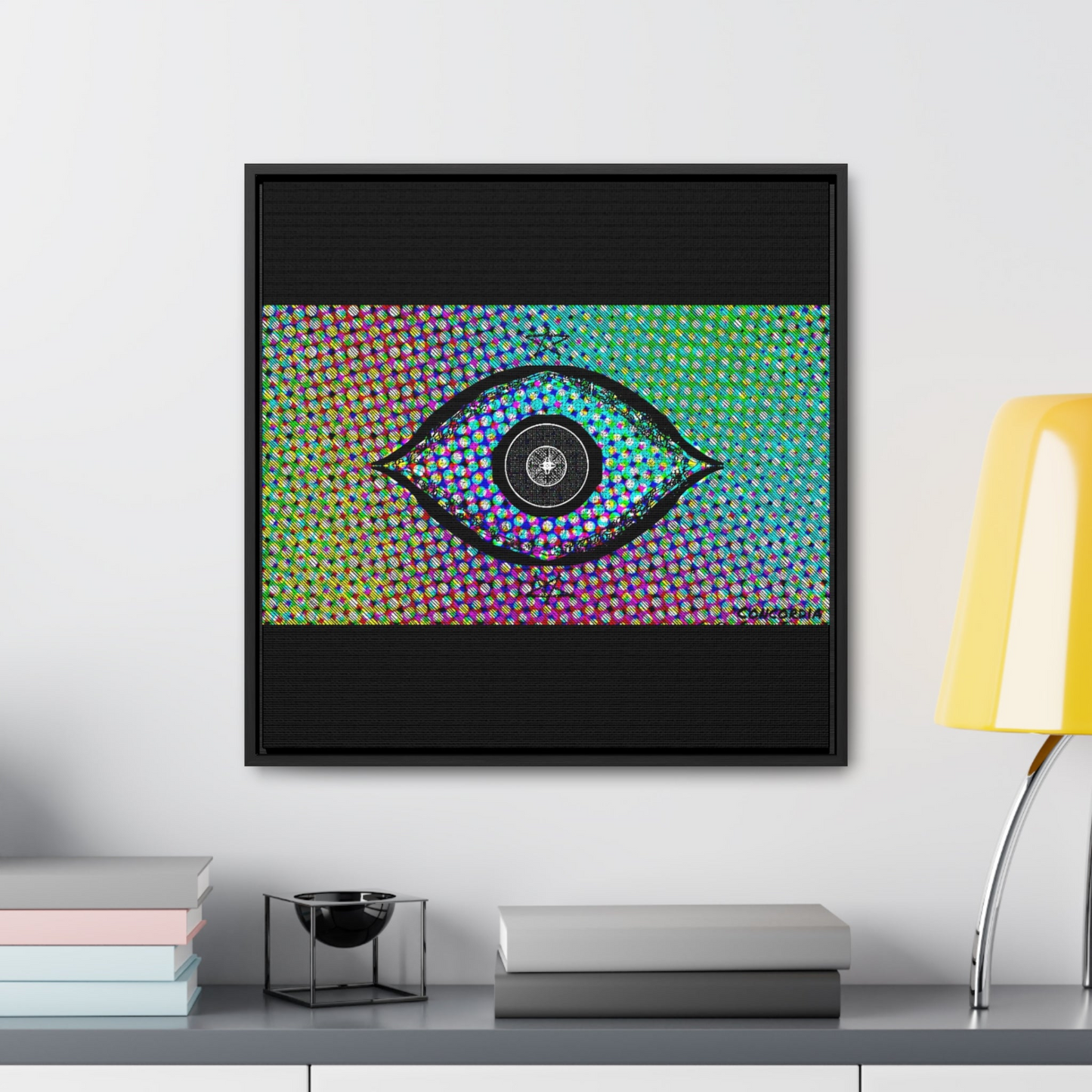 "The Eye" - Gallery Canvas Wraps, Square Frame