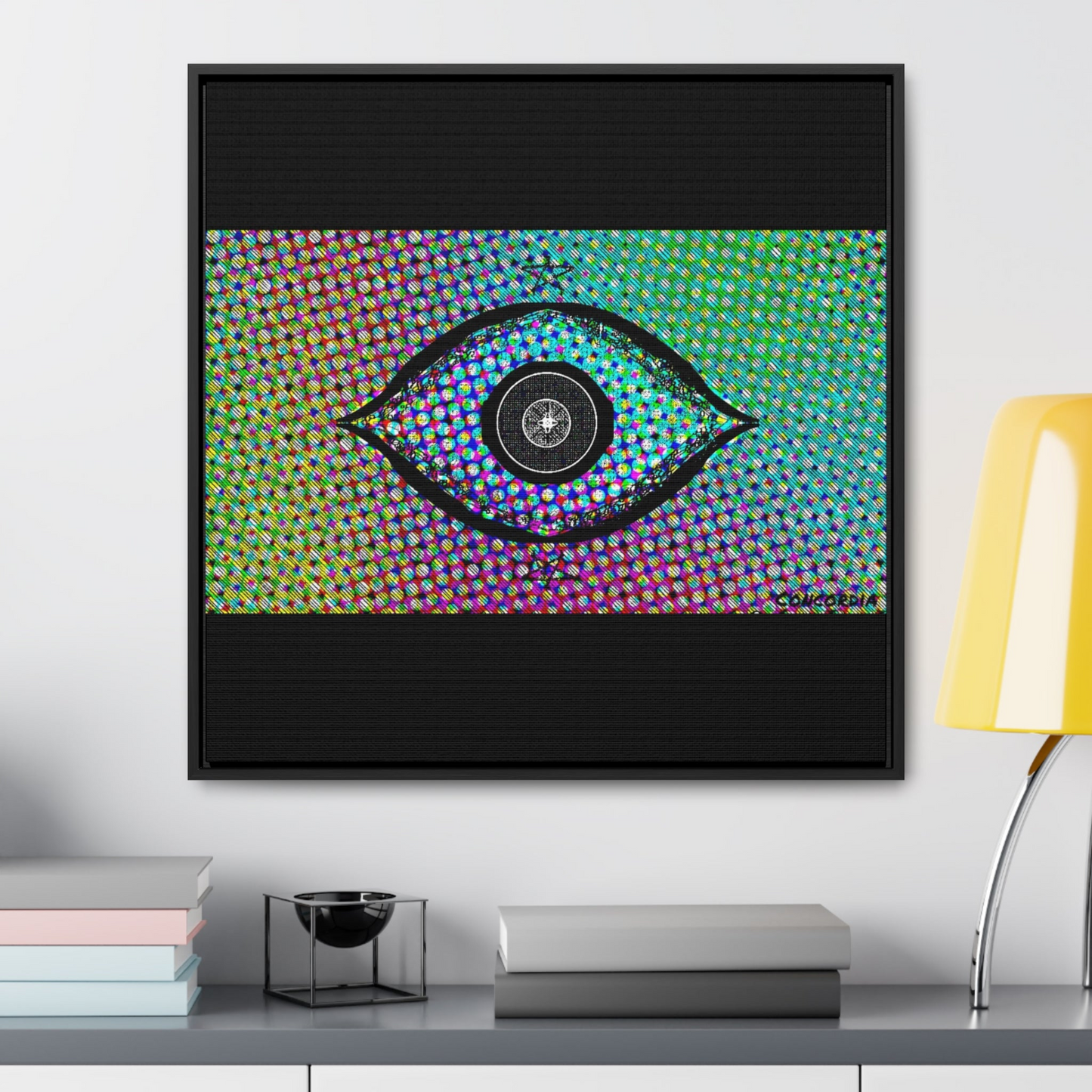 "The Eye" - Gallery Canvas Wraps, Square Frame