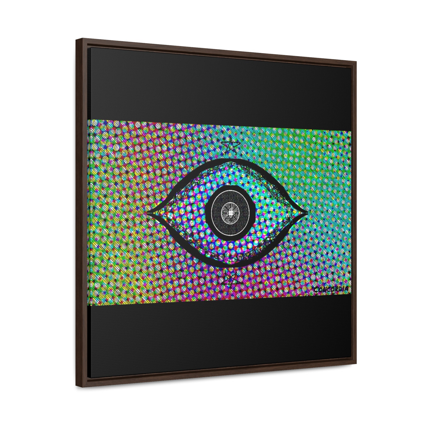 "The Eye" - Gallery Canvas Wraps, Square Frame