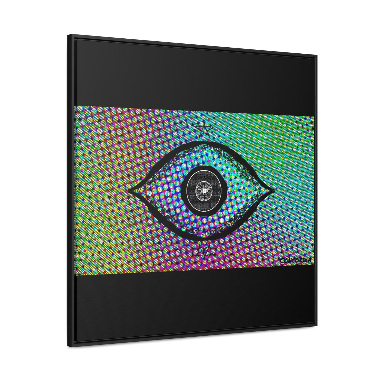 "The Eye" - Gallery Canvas Wraps, Square Frame