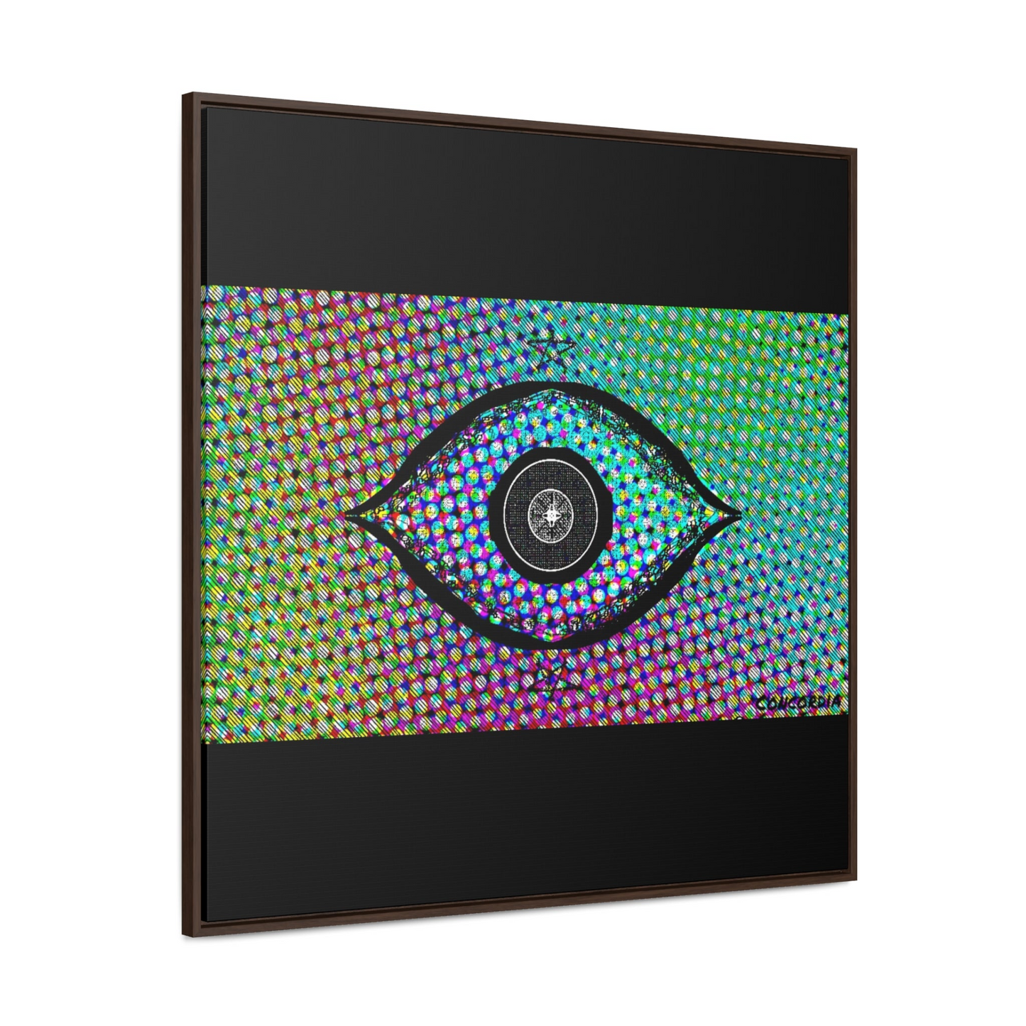 "The Eye" - Gallery Canvas Wraps, Square Frame