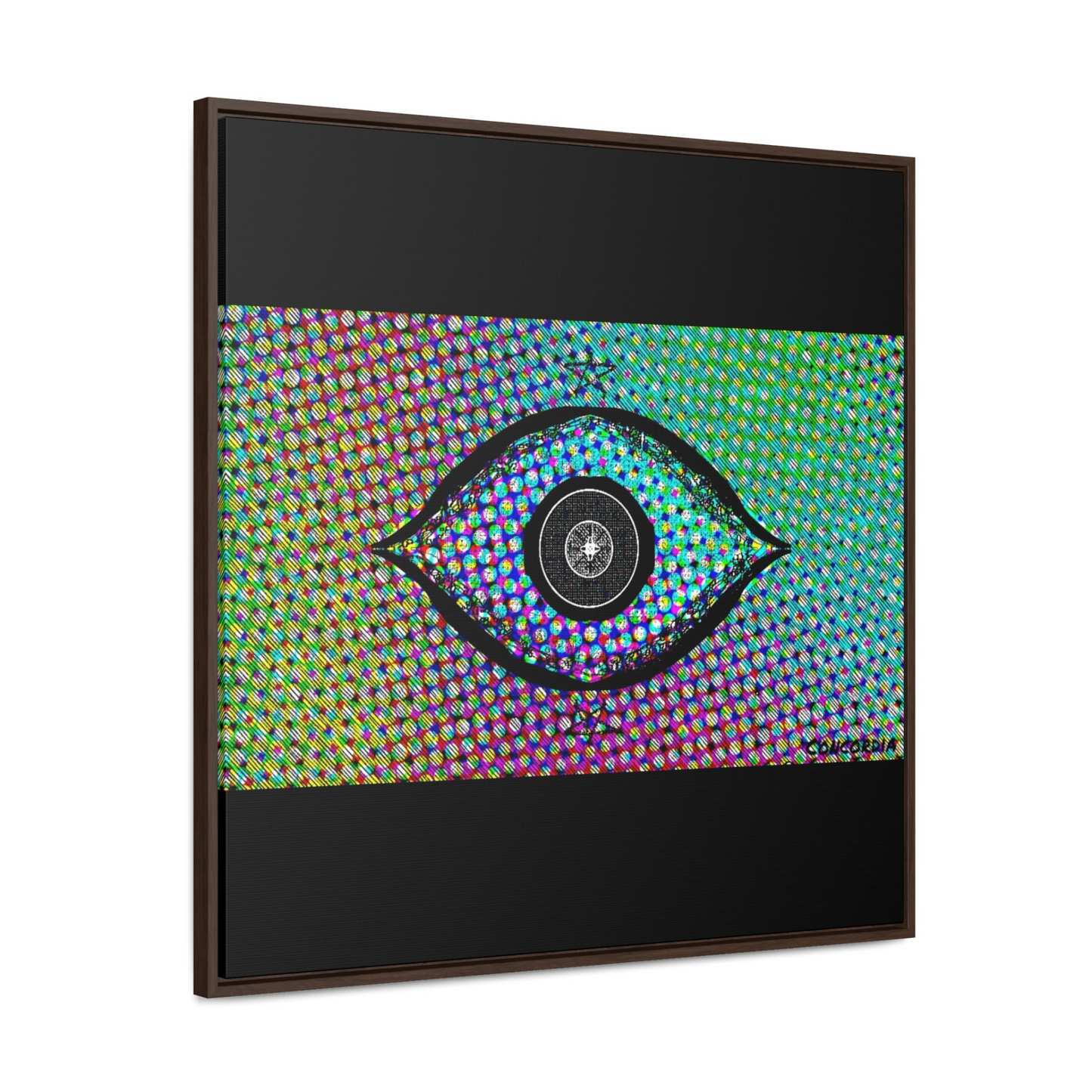 "The Eye" - Gallery Canvas Wraps, Square Frame