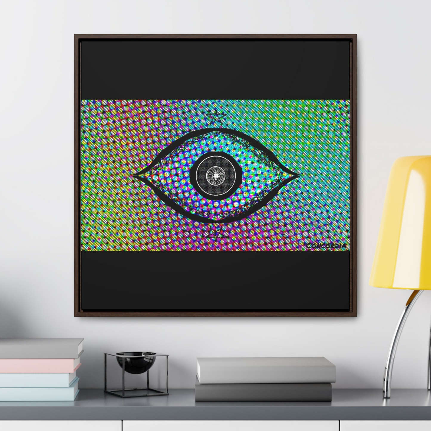 "The Eye" - Gallery Canvas Wraps, Square Frame