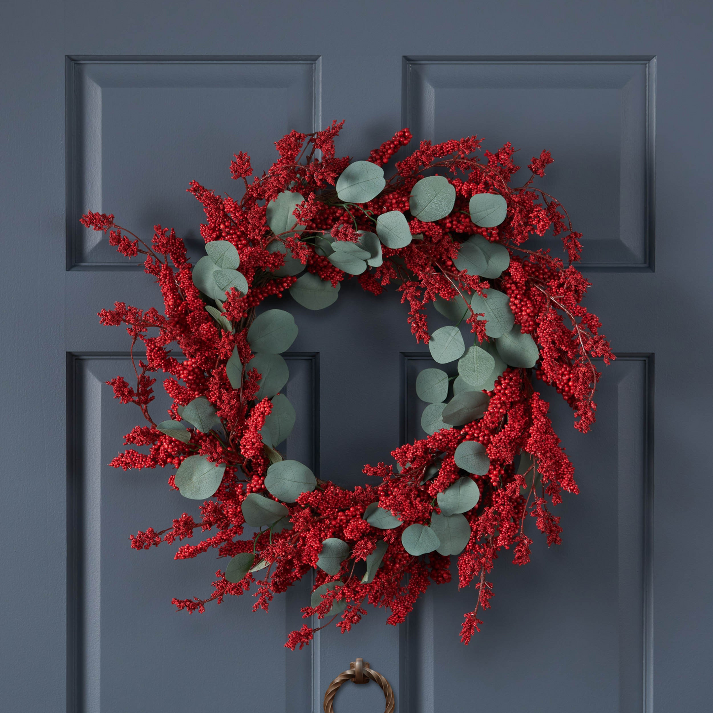 29" EUCALYPTUS/BERRY WREATH