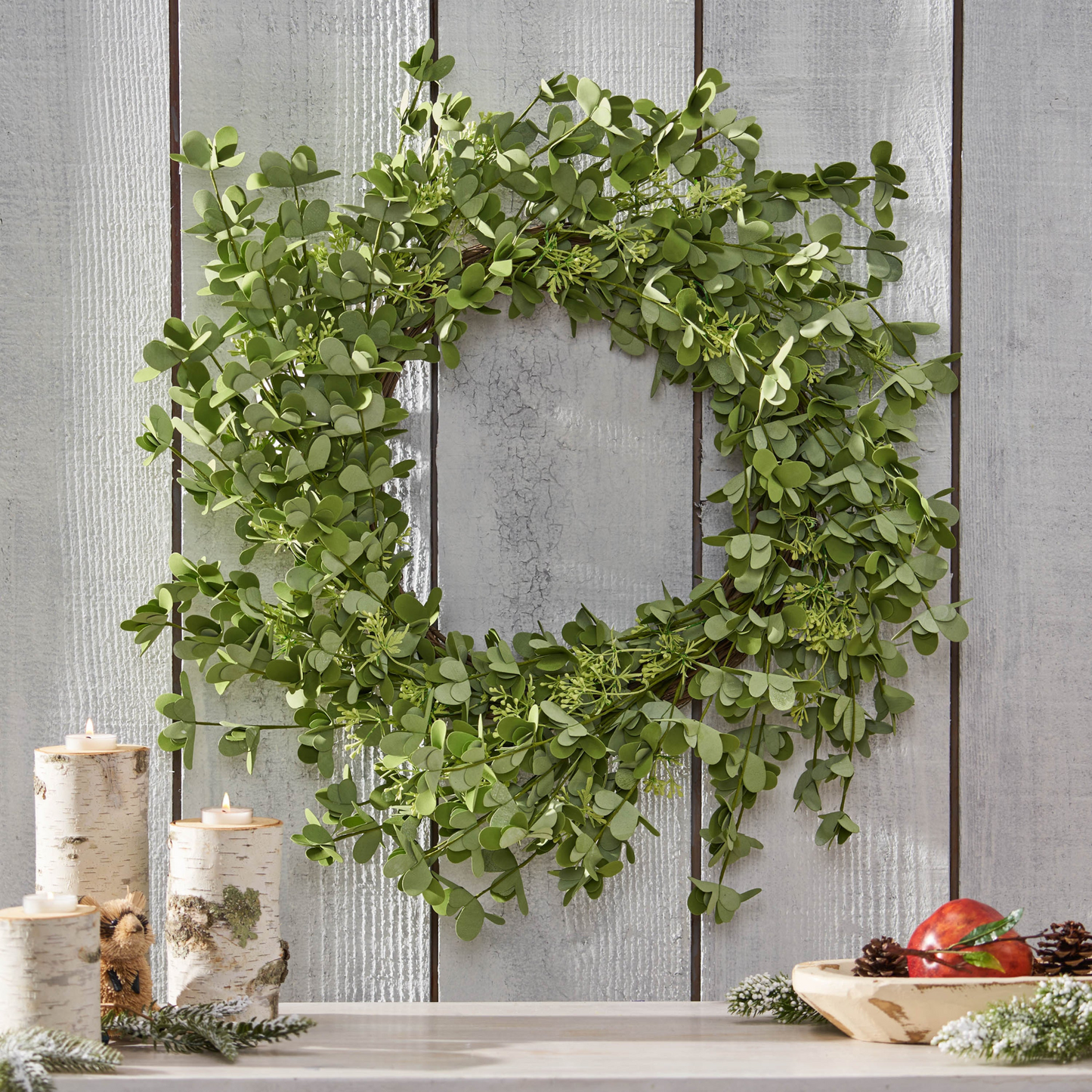 27" OXALIS CORNICULATA WREATH